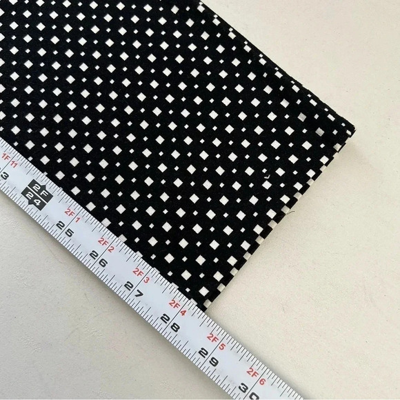 Ricki's Slim Fit Cropped Ankle Pants Slant Pocket Stretch Fit Black White Size 2 - Picture 14 of 16